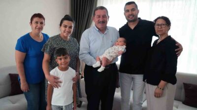 BAŞKAN TOPUZ’DAN ‘HOŞ GELDİN BEBEK’ ZİYARETİ