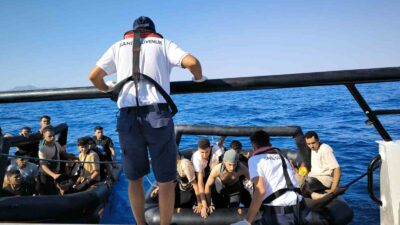 MUĞLA’NIN DATÇA İLÇESİ AÇIKLARINDA YUNANİSTAN SAHİL GÜVENLİK UNSURLARI TARAFINDAN TÜRK