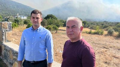 MUĞLA'NIN BODRUM İLÇESİNDE ÇIKAN ORMAN YANGINI İLE İLGİLİ BODRUM KAYMAKAMI