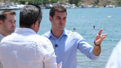 BODRUM BELEDİYE BAŞKANI TAMER MANDALİNCİ, SAHA ZİYARETLERİ KAPSAMINDA GÜMBET VE