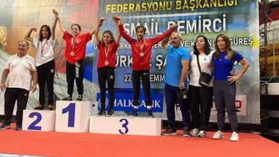 ANKARA’DA GERÇEKLEŞTİRİLEN KIZ GÜREŞ TAKIMI MÜSABAKALARINDA MUĞLA’DAN ÜÇ GÜREŞÇİ DERECE