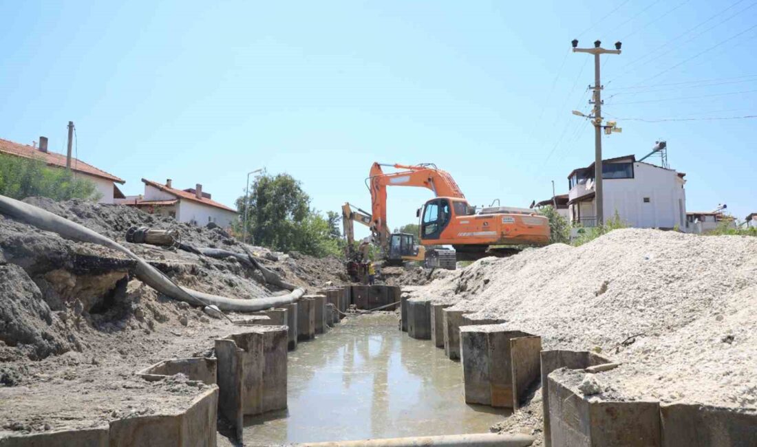 ÖREN’DE KANALİZASYON İNŞAATININ YÜZDE