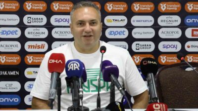 BODRUM FK’YA 3-1 YENİLEN KONYASPOR’UN TEKNİK SORUMLUSU FATİH SERKAN ALBAYRAK,