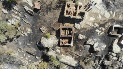 MUĞLA'NIN YATAĞAN İLÇESİNDE ÇIKAN ORMAN YANGININI YAŞAYAN BÖLGE SAKİNLERİNDEN İLYAS