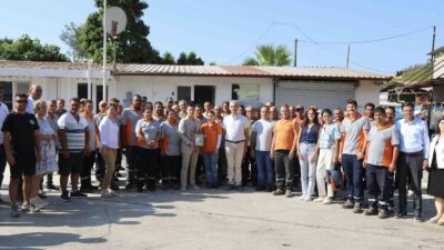 BAŞKAN ÜNLÜ, PERSONELLE BULUŞMAYA DEVAM EDİYOR