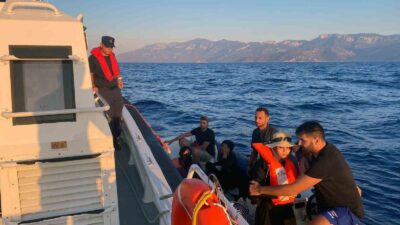 MUĞLA’NIN DATÇA İLÇESİNDE YASA DIŞI YOLLARDAN ÇIKIŞ YAPMAK İÇİN BİNDİKLERİ