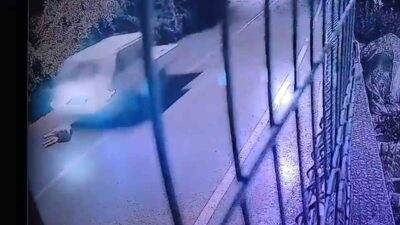 MUĞLA'NIN BODRUM İLÇESİNDE YOLDA YATAN KÖPEĞE ÇARPAN KAMYONET SÜRÜCÜSÜ, DURMAYIP