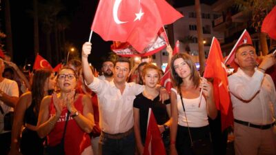 MUĞLA'NIN MARMARİS İLÇESİNDE 30 AĞUSTOS ZAFER BAYRAMININ 102. YIL DÖNÜMÜ