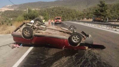 MUĞLA'NIN MİLAS-YATAĞAN KARAYOLU’NDA MEYDANA GELEN TRAFİK KAZASINDA 1 KİŞİ AĞIR