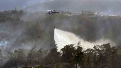 MİLAS'TA HAVADAN VE KARADAN SOĞUTMA ÇALIŞMASI YAPILIYOR