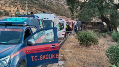 MİLAS-BODRUM KARAYOLUNDA SABAH ERKEN SAATLERDE MEYDANA GELEN KAZADA ÇOK SAYIDA