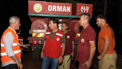 MUĞLA BÜYÜKŞEHİR BELEDİYESİ İL GENELİNDE DEVAM EDEN YANGINLARA 75 ARAÇ