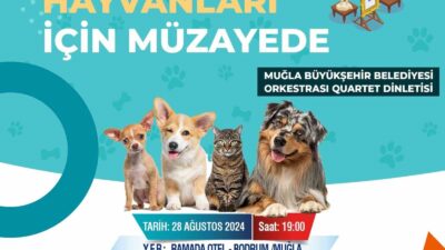 MUĞLA SOKAK HAYVANLARI İÇİN ÖNEMLİ BİR ORGANİZASYONA EV SAHİPLİĞİ YAPACAK.