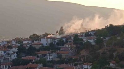 MUĞLA’DA EV YANGINI