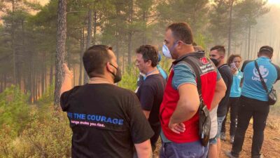 MUĞLA'NIN YATAĞAN VE ULA İLÇELERİNDE ÇIKAN YANGINLARA ORMAN BÖLGE MÜDÜRLÜĞÜ