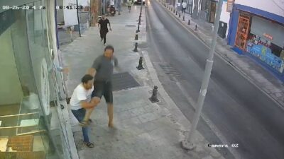 MUĞLA'NIN BODRUM İLÇESİNDE KUAFÖR İLE BAKLAVACILAR ARASINDA ÇIKAN KAHVELİ VE