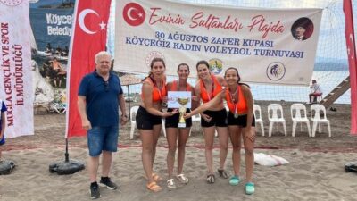 KÖYCEĞİZ’DE 3. ZAFER KUPASI PLAJ VOLEYBOLU TURNUVASI ÖDÜL TÖRENİ İLE