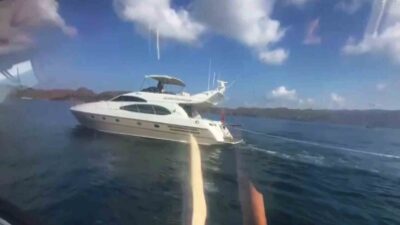 MUĞLA’NIN MARMARİS İLÇESİ AÇIKLARINDA MİLYON DOLARLIK YAT İLE DÜZENSİZ GÖÇMENLERİ