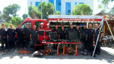 MUĞLA BÜYÜKŞEHİR BELEDİYESİ İTFAİYE EKİPLERİ, İTFAİYE HAFTASI ETKİNLİKLERİ ÇERÇEVESİNDE MENTEŞE