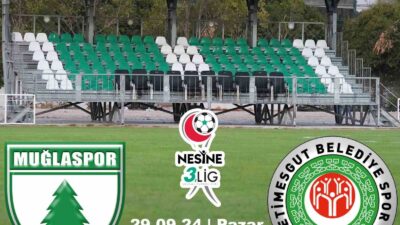 NESİNE 3. LİG 2. GRUP'TA 4. HAFTA KARŞILAŞMASINDA MUĞLASPOR, ETİMESGUT