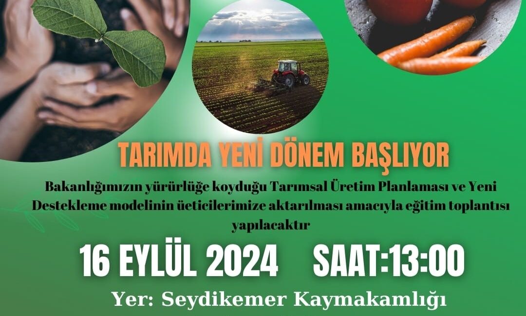 SEYDİKEMER’DE TARIMSAL ÜRETİM EĞİTİMİ