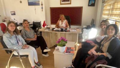 BODRUM BELEDİYESİ KADIN VE AİLE HİZMETLERİ MÜDÜRLÜĞÜ YETKİLİLERİ, AKYARLAR MAHALLESİ