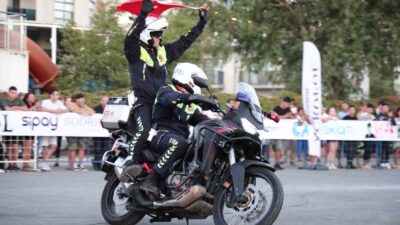 MOTOSİKLET TUTKUNLARINI BİR ARAYA GETİREN 'ULUSLARARASI BODRUM MOTOFEST' NEFES KESEN