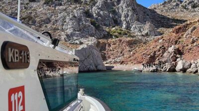 MUĞLA’NIN MARMARİS İLÇESİ BOZBURUN KARASINDA KARADAN ULAŞIMIN OLMADIĞI BÖLGEDE 20