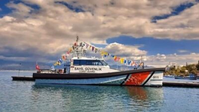 TCSG-911 SAHİL GÜVENLİK BOTU, 29 EKİM SALI GÜNÜ FETHİYE İSKELESİ’NDE