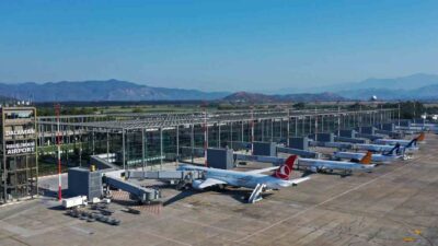 DALAMAN HAVALİMANI 9 AYDA 4 MİLYON 781 BİN YOLCUYA HİZMET