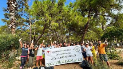 DATÇA KOVANLIK TABİAT PARKI'NDA DOĞA YÜRÜYÜŞÜ VE ÇEVRE TEMİZLİĞİ ETKİNLİĞİ