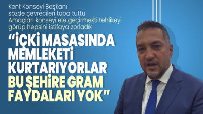 Menteşe Kent Konseyi Başkanı Egemen Balaban’dan sözde çevrecilerin istifalarını çok