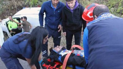 MUĞLA’NIN MENTEŞE İLÇESİ ÇEVRE YOLUNDA HAREKET HALİNDEKİ KARGO ARACININ SÜRÜCÜSÜ