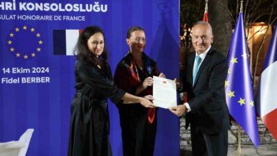 MUĞLA’YA FRANSA FAHRİ KONSOLOSU FİDEL BERBER’İN ATAMASI YAPILDI.