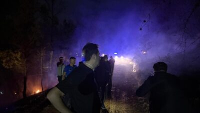 ORTACA'DAKİ ORMAN YANGINI KISMEN KONTROL ALTINA ALINDI