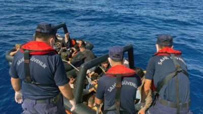 MUĞLA’NIN FETHİYE İLÇESİ AÇIKLARINDA YUNANİSTAN SAHİL GÜVENLİK UNSURLARI TARAFINDAN TÜRK