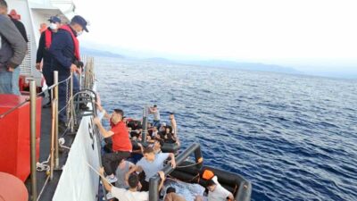 MUĞLA’NIN MARMARİS İLÇESİ AÇIKLARINDA YUNANİSTAN SAHİL GÜVENLİK UNSURLARI TARAFINDAN TÜRK