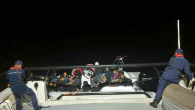 MUĞLA’NIN BODRUM İLÇESİ AÇIKLARINDA 31 GÖÇMEN YAKALANDI.