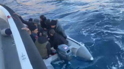 MUĞLA’NIN BODRUM İLÇESİ AÇIKLARINDA 9 GÖÇMEN YAKALANDI.