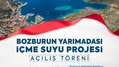 MUĞLA BÜYÜKŞEHİR BELEDİYESİ TARAFINDAN MARMARİS’TE 360 MİLYON TL YATIRIMLA HAYATA
