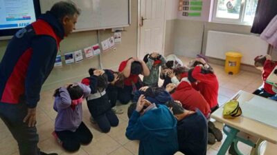 ÇITLIK İLKOKULU'NDA AFET FARKINDALIK EĞİTİMİ VERİLDİ