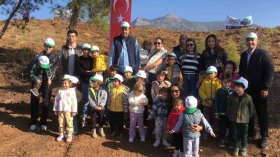 MUĞLA'NIN DATÇA İLÇESİNDE MİLLİ AĞAÇLANDIRMA GÜNÜ DOLAYISIYLA 2 BİN 200