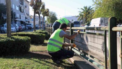 DERE KORKULUKLARI, GÖRÜNTÜ KİRLİLİĞİNE KARŞI BOYANIYOR