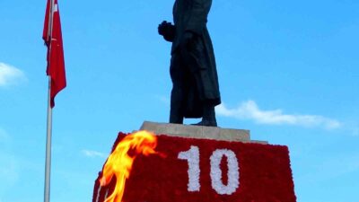 GAZİ MUSTAFA KEMAL ATATÜRK, 86’INCI YILINDA MUĞLA’DA MİNNETLE ANILDI