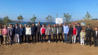 MUĞLA'NIN MARMARİS İLÇESİNDE 11 BİN FİDAN TOPRAKLA BULUŞTU.