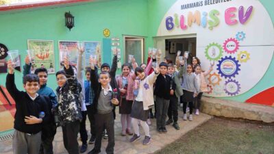 TEMA GÖNÜLLÜLERİ ÇOCUKLARA ÖNCE TOPRAĞI TANITTI, SONRA DA ÇOCUKLARLA BİRLİKTE