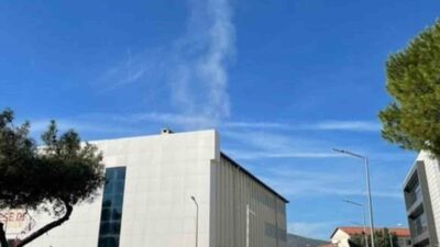 MENTEŞE DEVLET HASTANESİNDE YANGIN