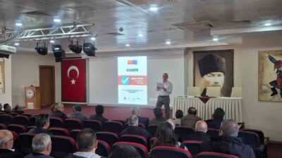 MENTEŞE’DE TAŞIMA ŞOFÖRLERİNE İŞ SAĞLIĞI VE GÜVENLİĞİ EĞİTİMİ VERİLDİ