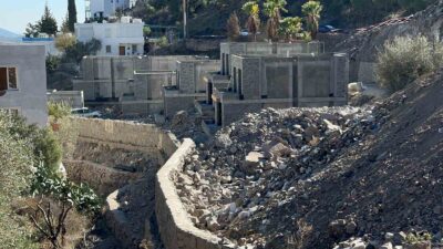 ÜNLÜ SANATÇI MEHMET SUAVİ SAYGAN'IN BODRUM'DAKİ ARAZİSİNDE YAŞANAN DOĞA TAHRİBATI,