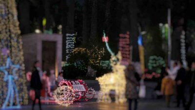 BODRUM BELEDİYESİ TARAFINDAN YENİ YIL HAZIRLIKLARI SÜRERKEN 31 ARALIK AKŞAMI